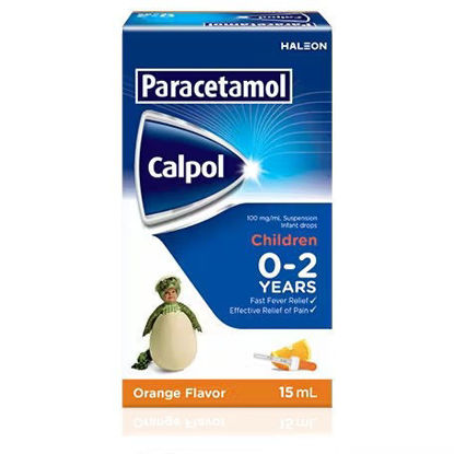 Picture of Calpol 100mg/ml Suspension Infant Drops 15ml (Paracetamol)