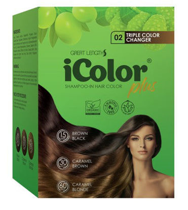 Picture of iColor+shampoo In Hair Color Triple Color Changer 25mlx10's