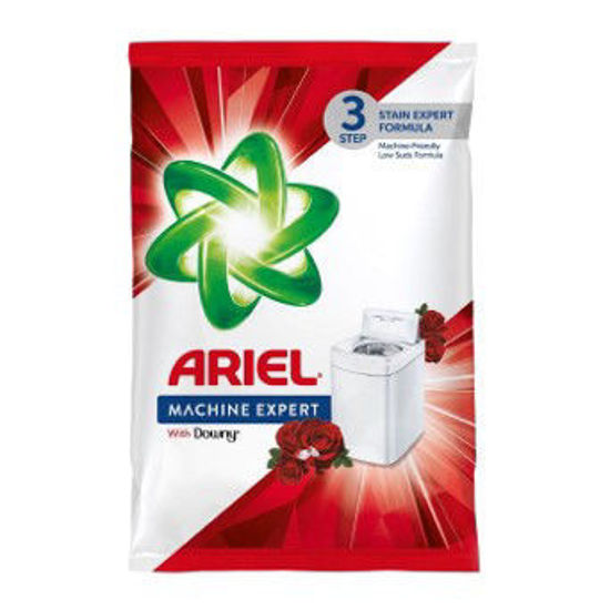Picture of Ariel Powder Detergent Machine Expert W/ Downy Passion 810g