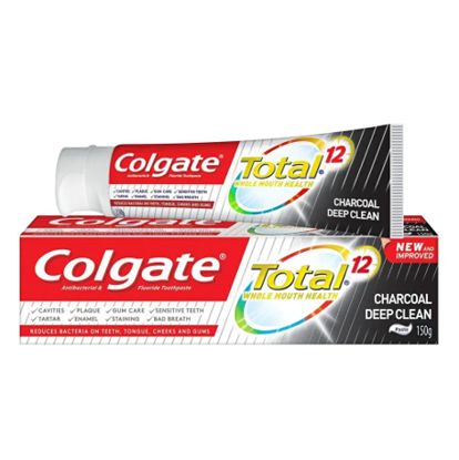 Picture of Colgate Total Charcoal Deep Clean Whole Mouth Health Toothpaste 150g