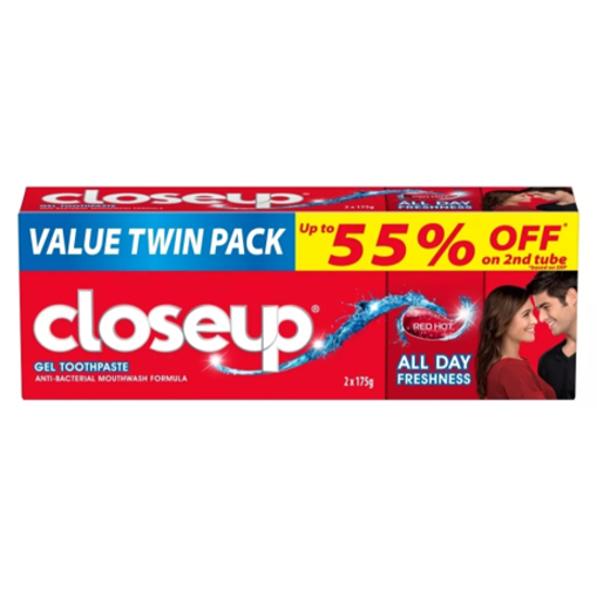 Picture of Closeup Red Hot 175g (Twin Pack)