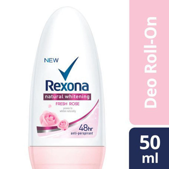 Picture of Rexona Roll-On Natural Whitening Fresh Rose 50ml