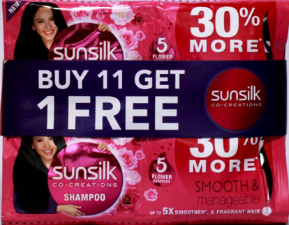 Picture of Sunsilk Shampoo Smooth & Manageable 15ml (11+1)