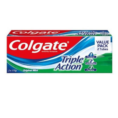 Picture of Colgate Triple Action Toothpaste 175g Twin Pack