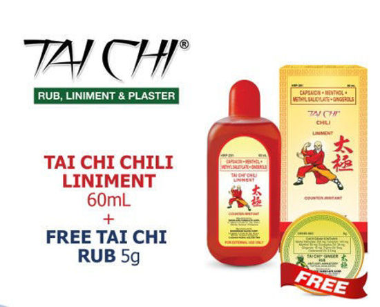 Picture of Tai-Chi VCO Chili Liniment 60ml w/ Free Ginger Rub 5g