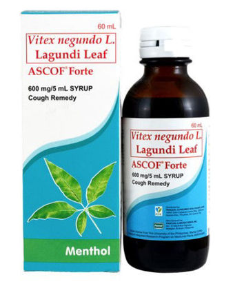 Picture of Ascof Lagundi 600mg/5ml Forte Syrup Menthol 60ml