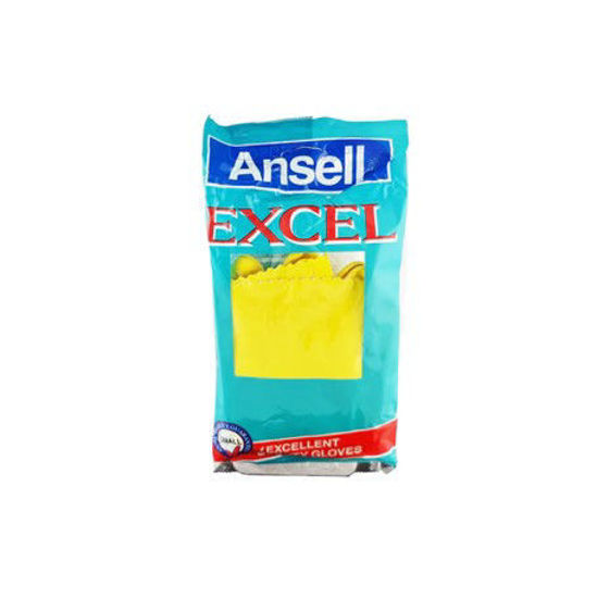 Picture of Ansell Excel Gloves Yellow (Small)