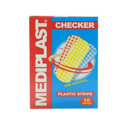 Picture of Mediplast Checker Plastic Strips 10s