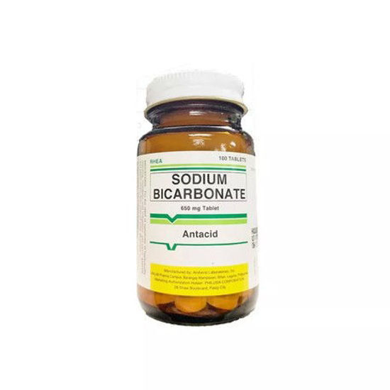 Picture of Rhea Sodium Bicarbonate 650mg 100 Tablets
