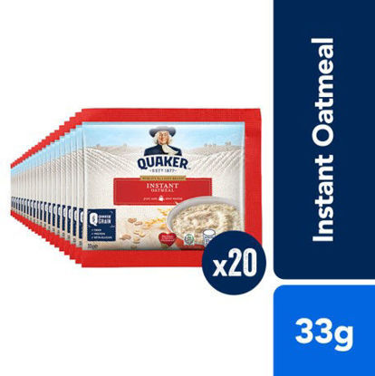 Picture of Quaker Instant Oatmeal 33gX20s