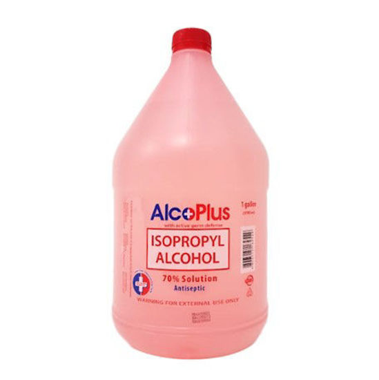 Picture of AlcoPlus Isopropyl Alcohol 70% Solution 1 Gallon