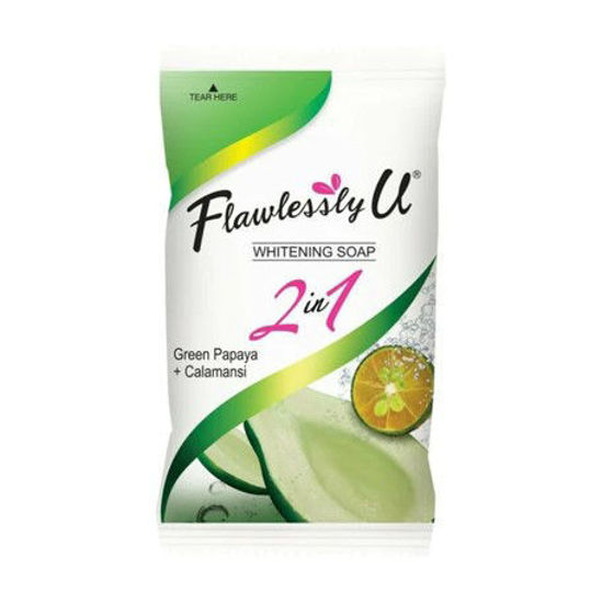Picture of Flawlessly U 2-in-1 Green Papaya Calamansi Soap