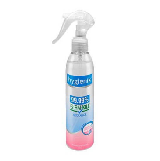 Picture of Hygienix 99.99% Germ-Kill Alcohol w/ Moisturizer Spray 250ml