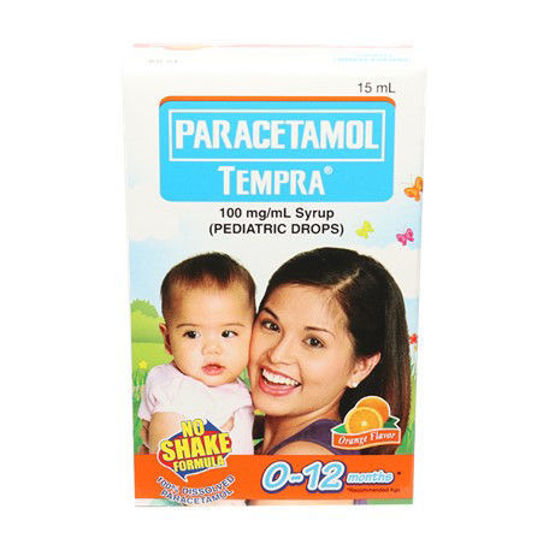Picture of Tempra 100mg/ml Drops Orange (Paracetamol)