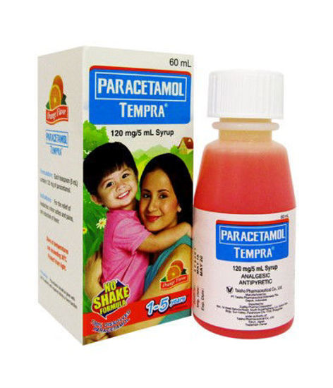 Picture of Tempra 120mg/5ml Orange Syrup (Paracetamol)