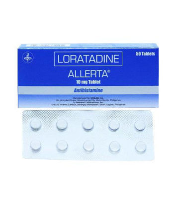 Picture of Allerta 10mg Tablet 10s (Loratadine)