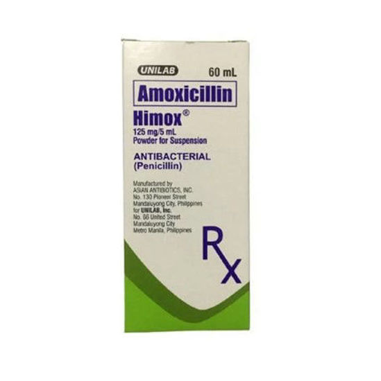 Picture of Himox 125mg Suspension (Amoxicillin)