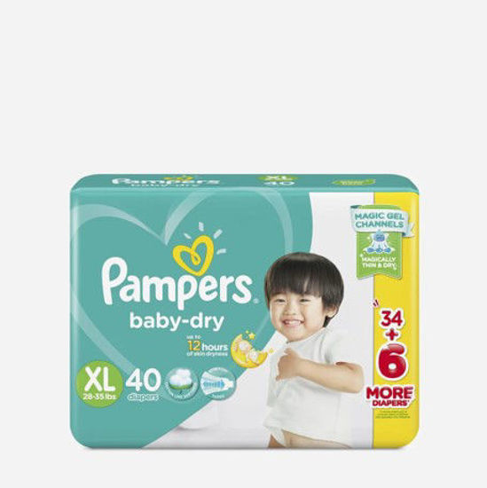 Picture of Pampers Baby-Dry XL (40 Diapers)