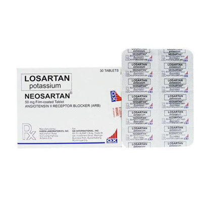 Picture of Neosartan 50mg Film Coated Tablet 30s (Losartan potassium)