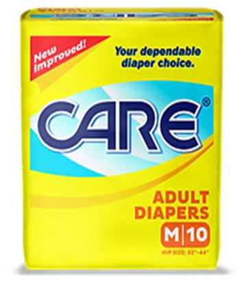 Picture of Care Adult Diaper Medium 10s