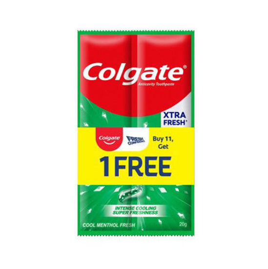 Picture of Colgate Fresh Confidence w/ Cooling Crystal Cool Menthol Fresh  Toothpaste 20g (11+1)