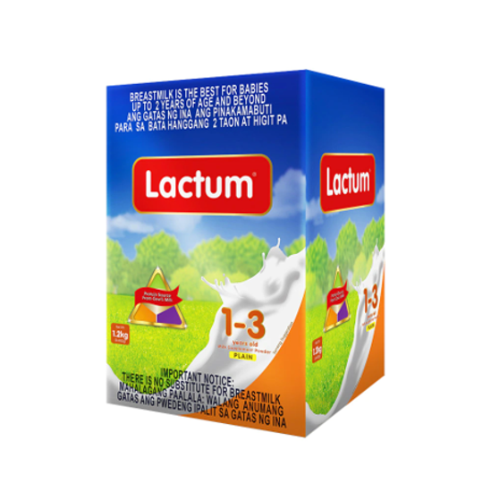 Picture of Lactum 1-3 years old Plain Milk 1.2g