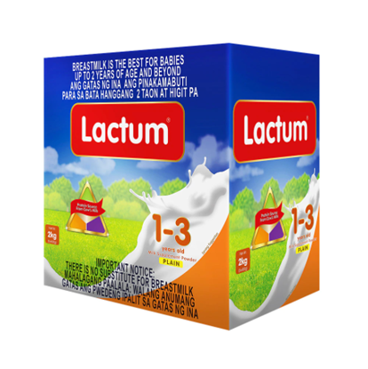 Picture of Lactum 1-3 years old Plain Milk 2Kg