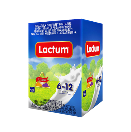 Picture of Lactum 6-12 months Plain Milk 1.2kg