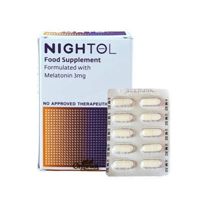 Picture of Nightol Pure 3mg Melatonin Supplement (30 capsules)