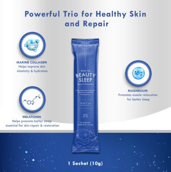 Picture of Path to Beauty Sleep Powdered Drink Premium Korean Collagen (1 Sachet)