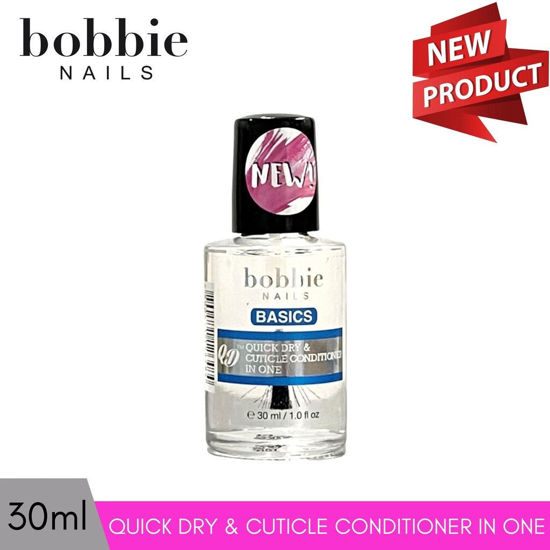 Picture of Bobbie Nails Basics Quick Dry and Cuticle Conditioner In One 30ml