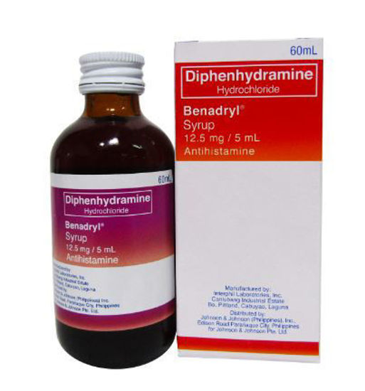 Picture of Benadryl Antihistamine Syrup 60ml