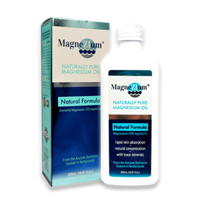 Picture of MagneZIum Naturally Pure Magnesium Oil 500ml (BUY1 GET 50ml FREE PROMO)