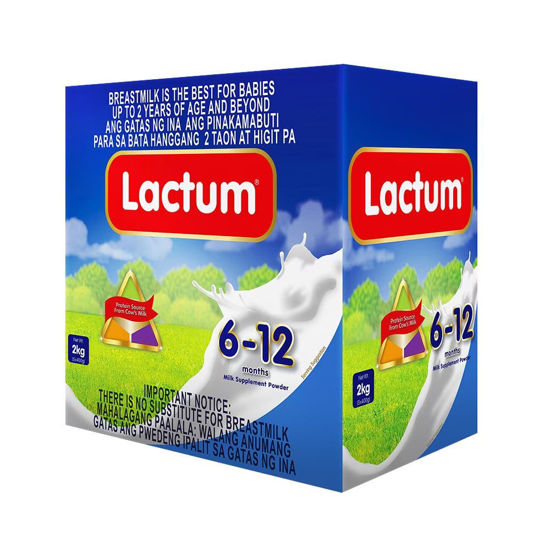 Picture of Lactum 6-12 months Plain Milk 2kg