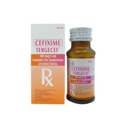 Picture of Tergecef - Cefixime 100mg/5mL Suspension 30mL