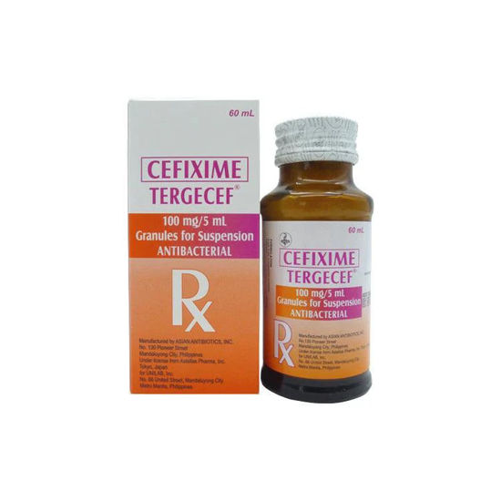 Picture of Tergecef - Cefixime 100mg/5mL Suspension 60mL