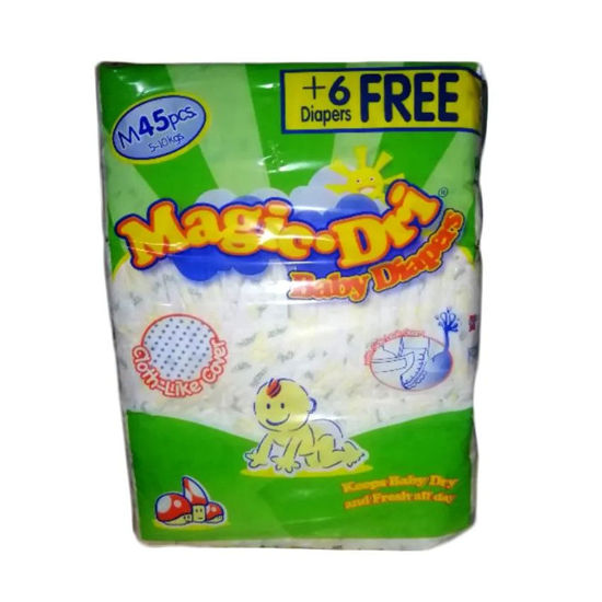 Picture of Magic Dri Baby Diaper Medium 45's