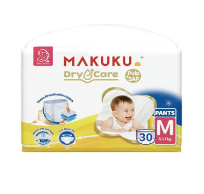 Picture of Makuku Super Soft Dry Care Diaper Pants, Medium 30s