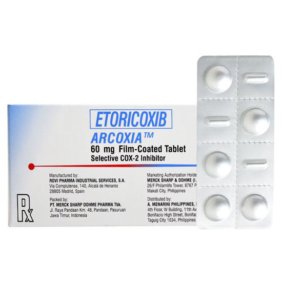 Picture of Rx: Arcoxia 60mg Tablet