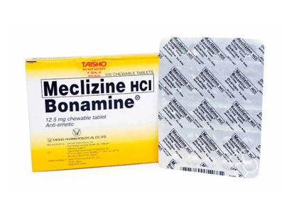 Picture of Bonamine Chewable Tablet 12.5Mg 10's