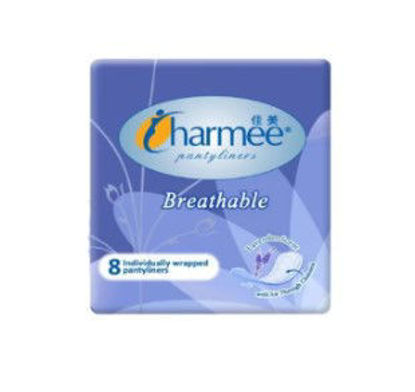 Picture of Charmee Pantyliners Breathable Lavander 8s