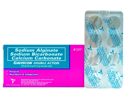 Picture of GAVISCON Double Action Chewable Tablet 8's