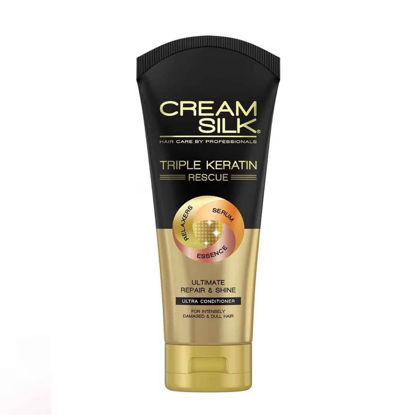 Picture of Cream Silk Triple Keratin Rescue Conditioner Ultimate Repair & Shine 340ML