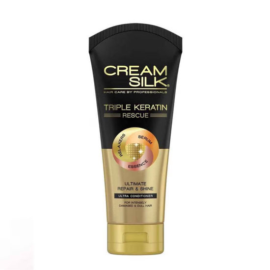 Picture of Cream Silk Triple Keratin Rescue Conditioner Ultimate Repair & Shine 340ML