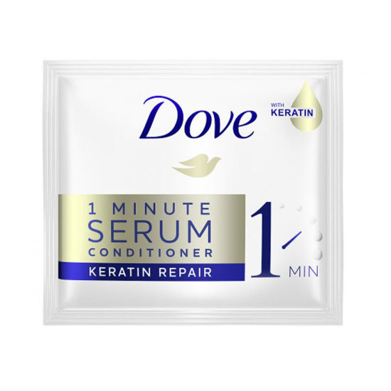 Picture of Dove 1 Minute Serum Keratin Repair Conditioner 10ml