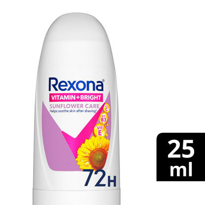 Picture of REXONA Vitamin+Bright Deo Mini Roll On Sunflower Care 25ml