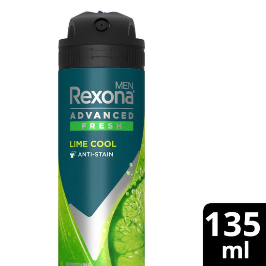 Picture of REXONA Men Deodorant Spray Natural Fresh Lime Cool 135ml