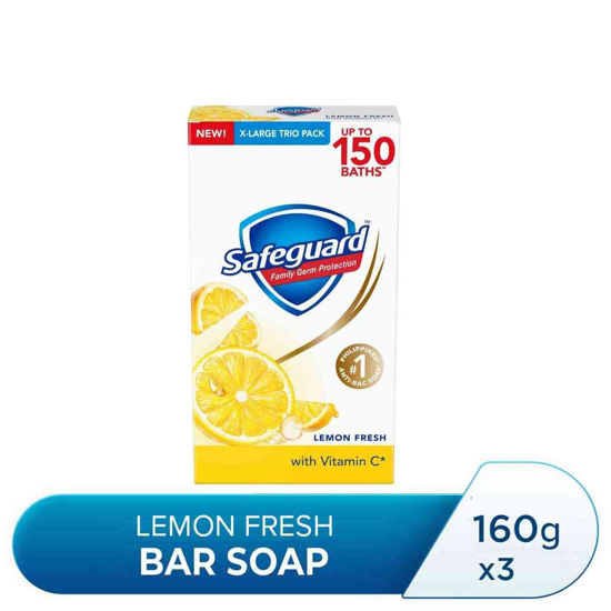 Picture of Safeguard Soap (Lemon Fresh) 160g x 3