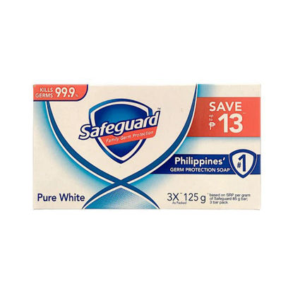 Picture of Safeguard Soap (White) 125G x 3