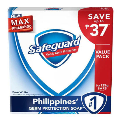 Picture of Safeguard Soap (White) 125G x 6